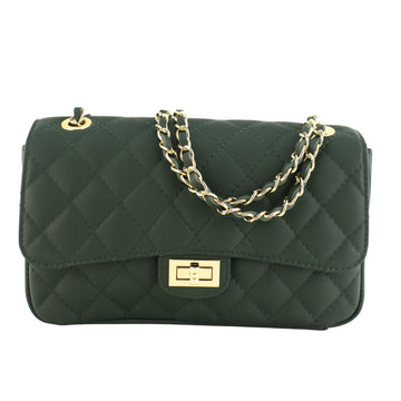Bolso Piel Pregato Classy Verde aveto