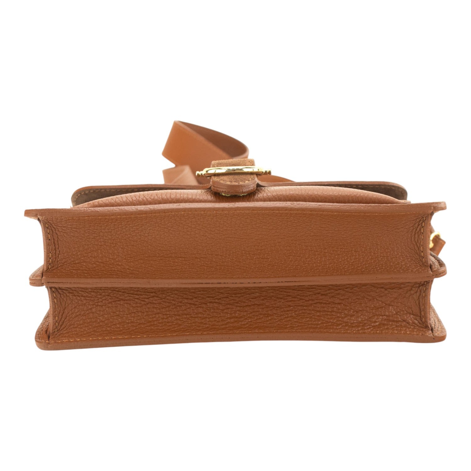 Bandolera Piel Pregato Fíbula Ante Camel - KimondoShop
