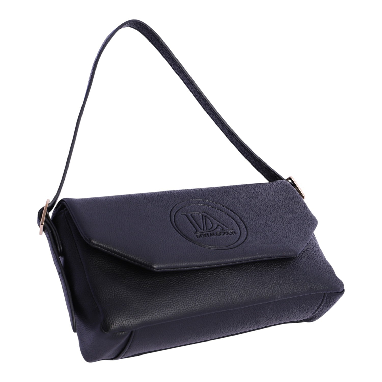 Bandolera solapa Don Algodon Oslo Negro - KimondoShop