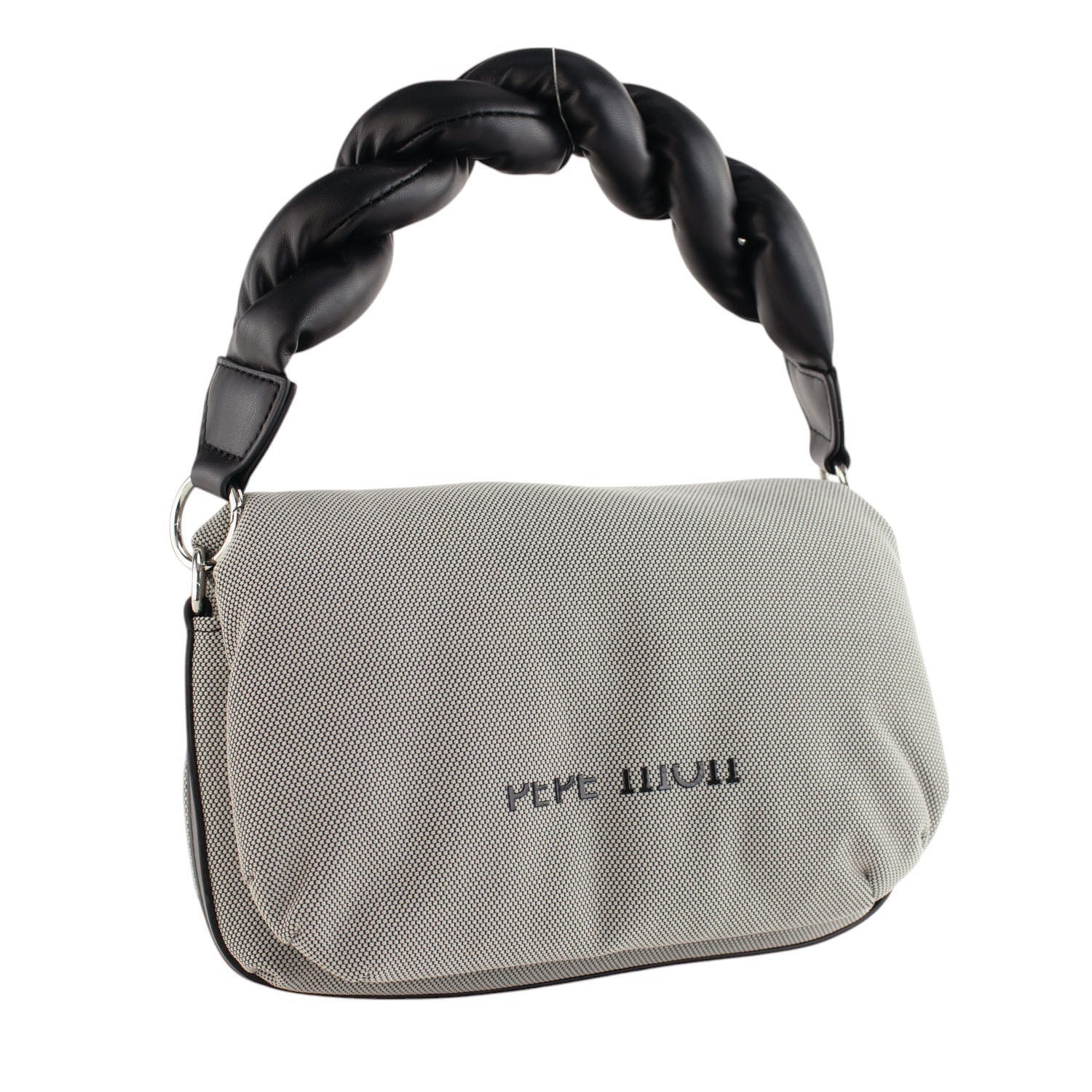 Bandolera solapa Pepe Moll Norma Negro - KimondoShop