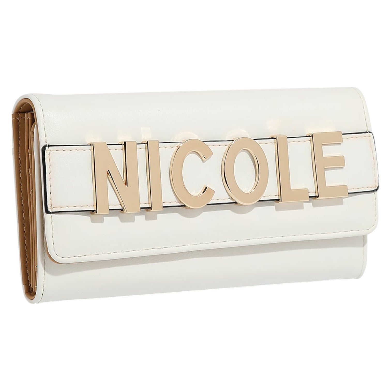 Billetero largo Nicole Lee Calista Blanco - KimondoShop