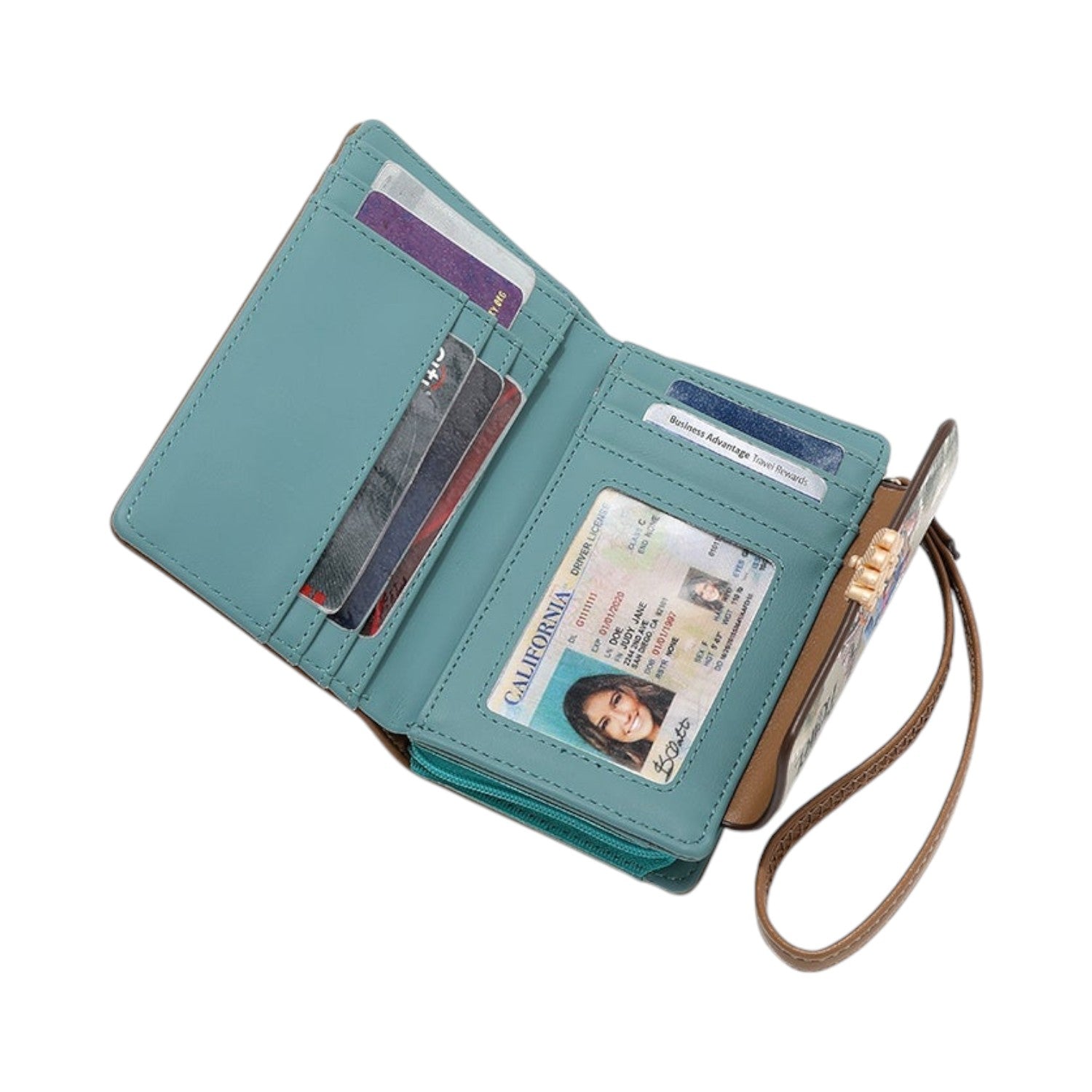 Billetero mediano de solapa Nikky Trio - KimondoShop