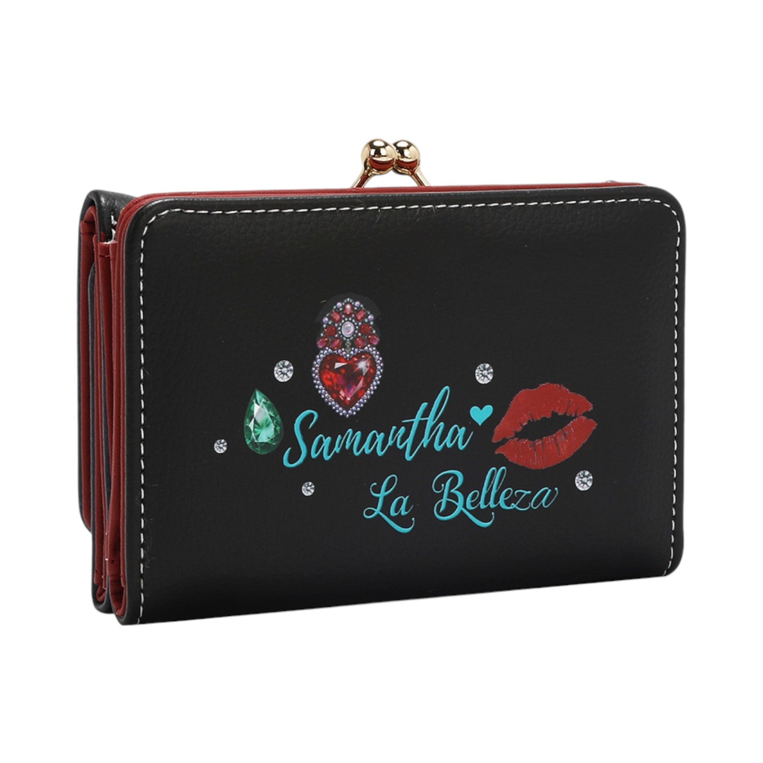 Billetero pequeño con boquilla Nicole Lee Samantha La Belleza - KimondoShop