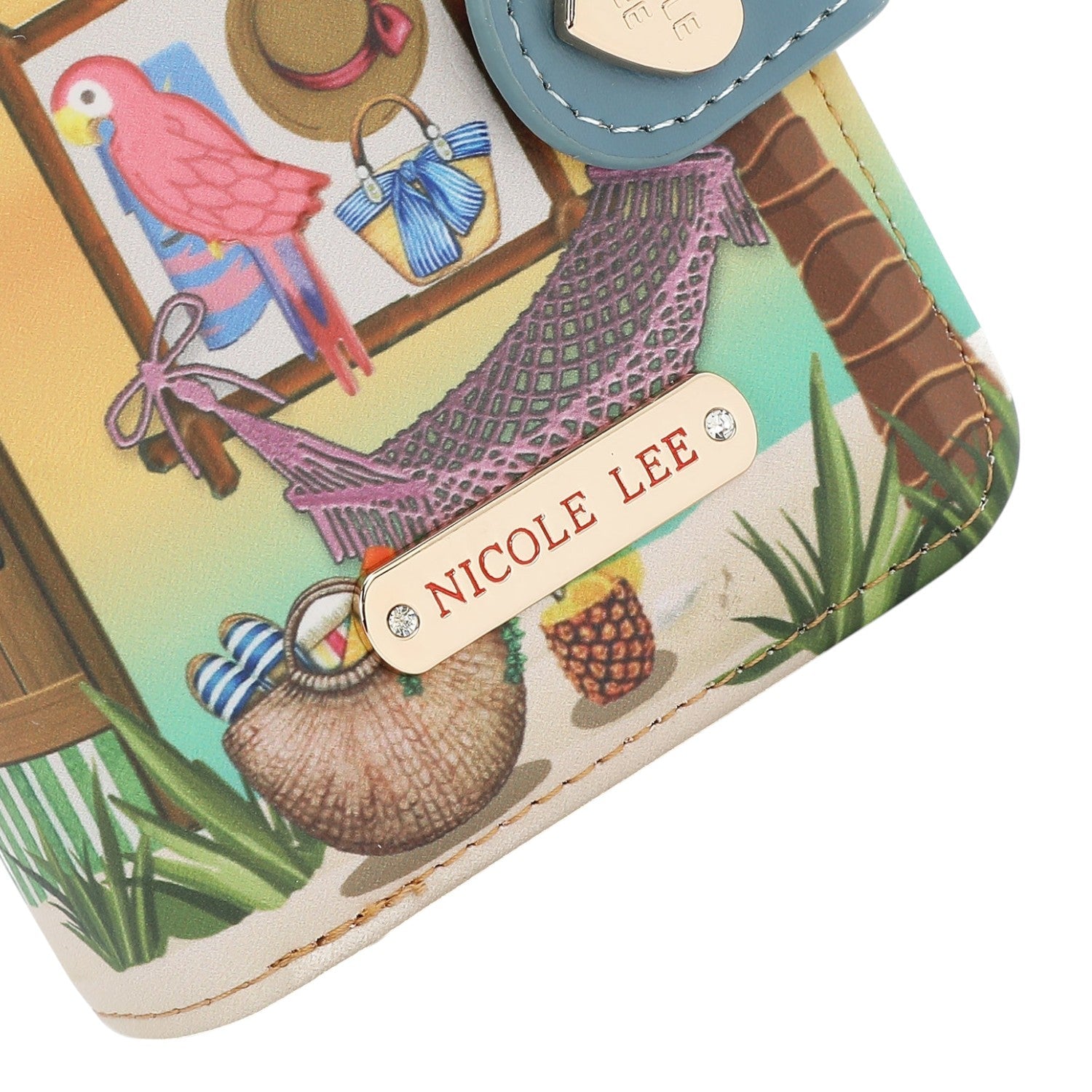 Billetero pequeño Nicole Lee Sun & Sand - KimondoShop