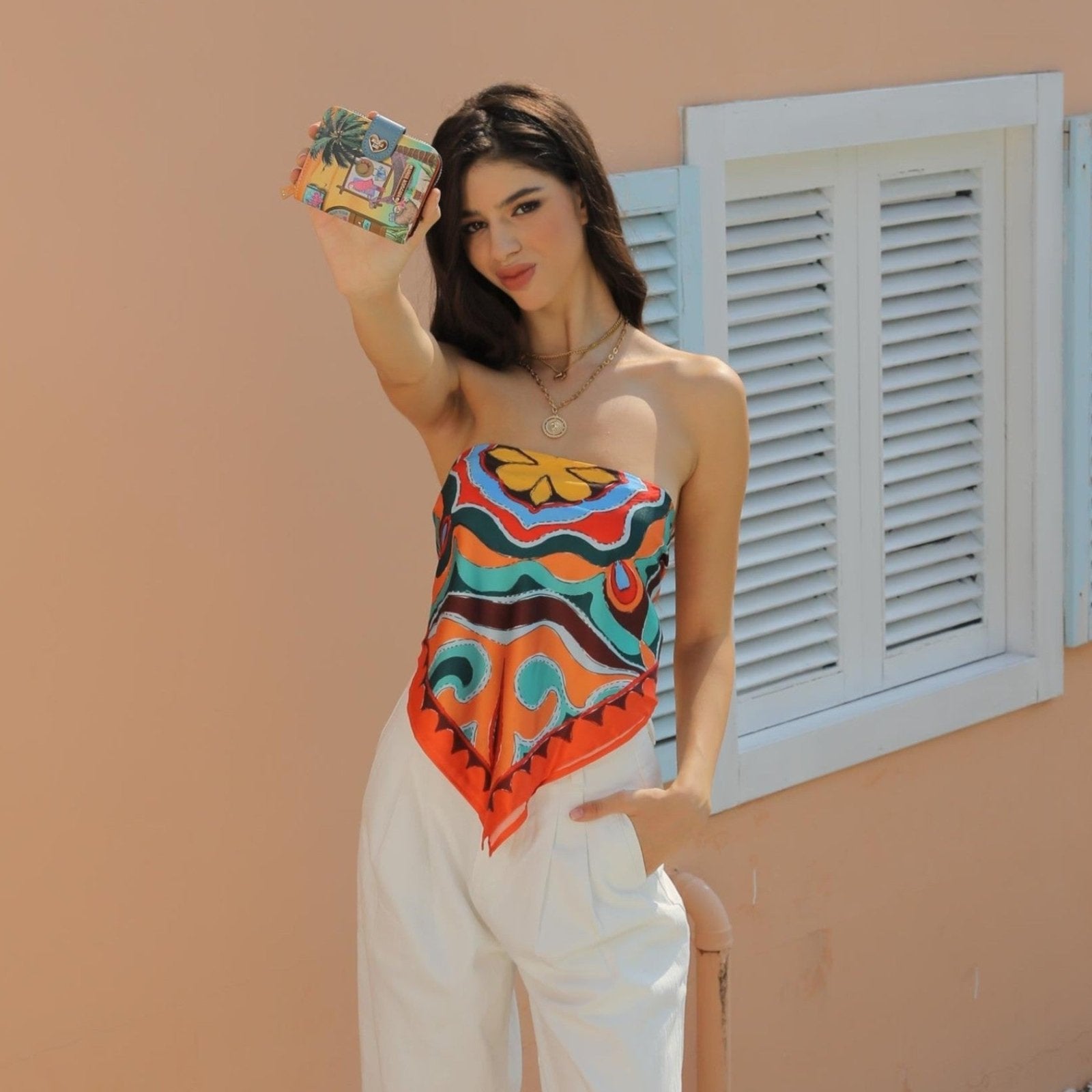 Billetero pequeño Nicole Lee Sun & Sand - KimondoShop