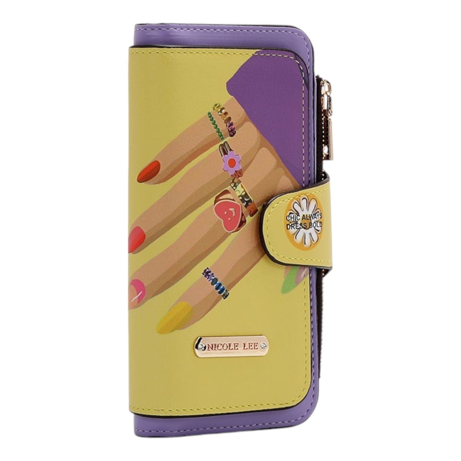 Billetero plegable Nicole Lee Nail Polish - KimondoShop