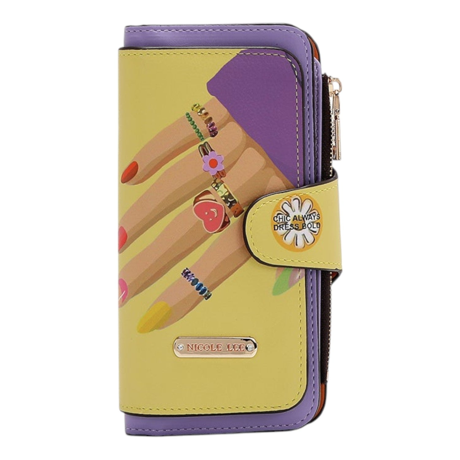 Billetero plegable Nicole Lee Nail Polish - KimondoShop