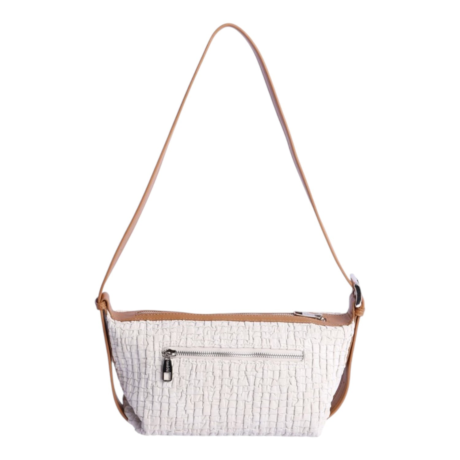 Bolso baguette Amichi Flint Marfil - KimondoShop