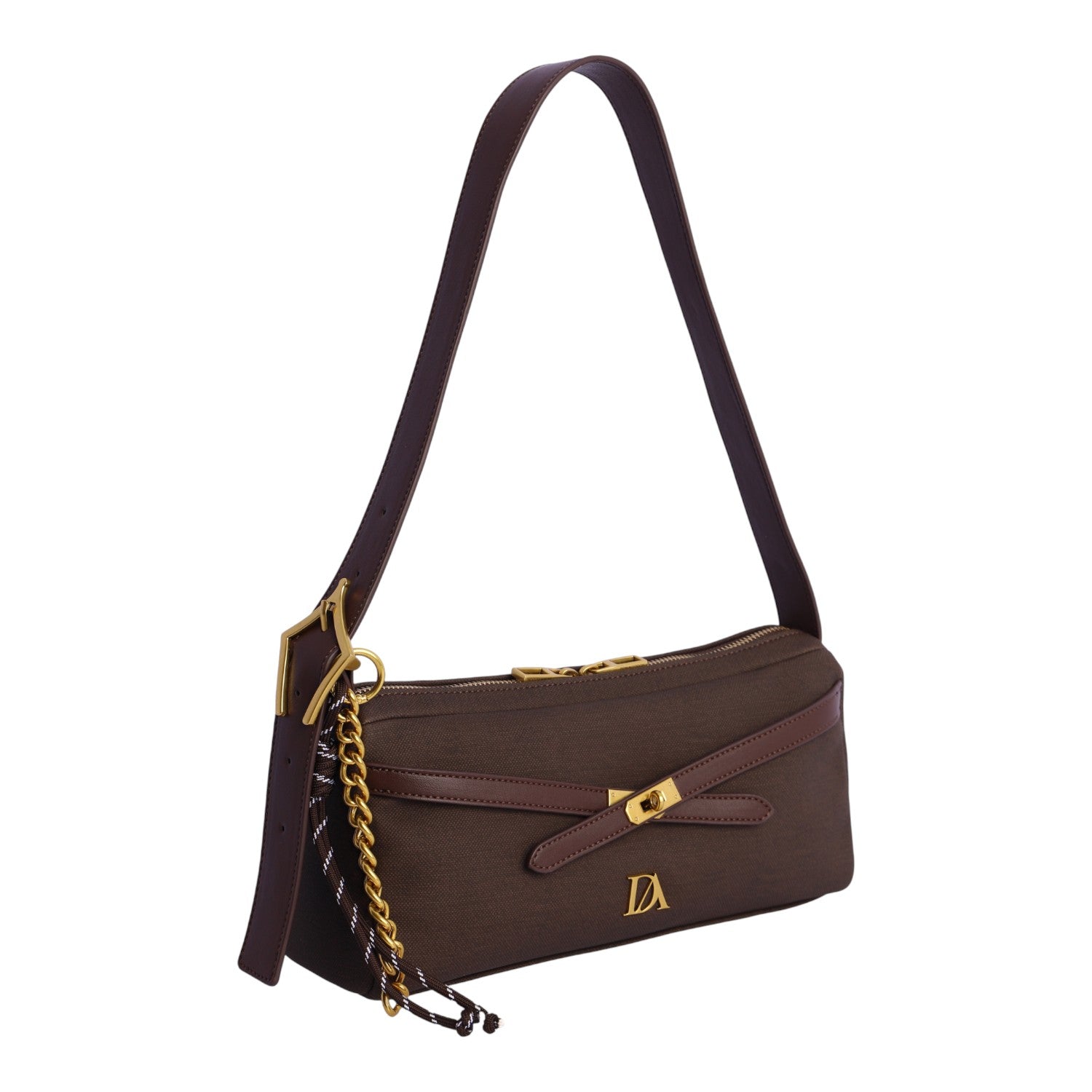 Bolso baguette Don Algodon Mistic Marrón - KimondoShop
