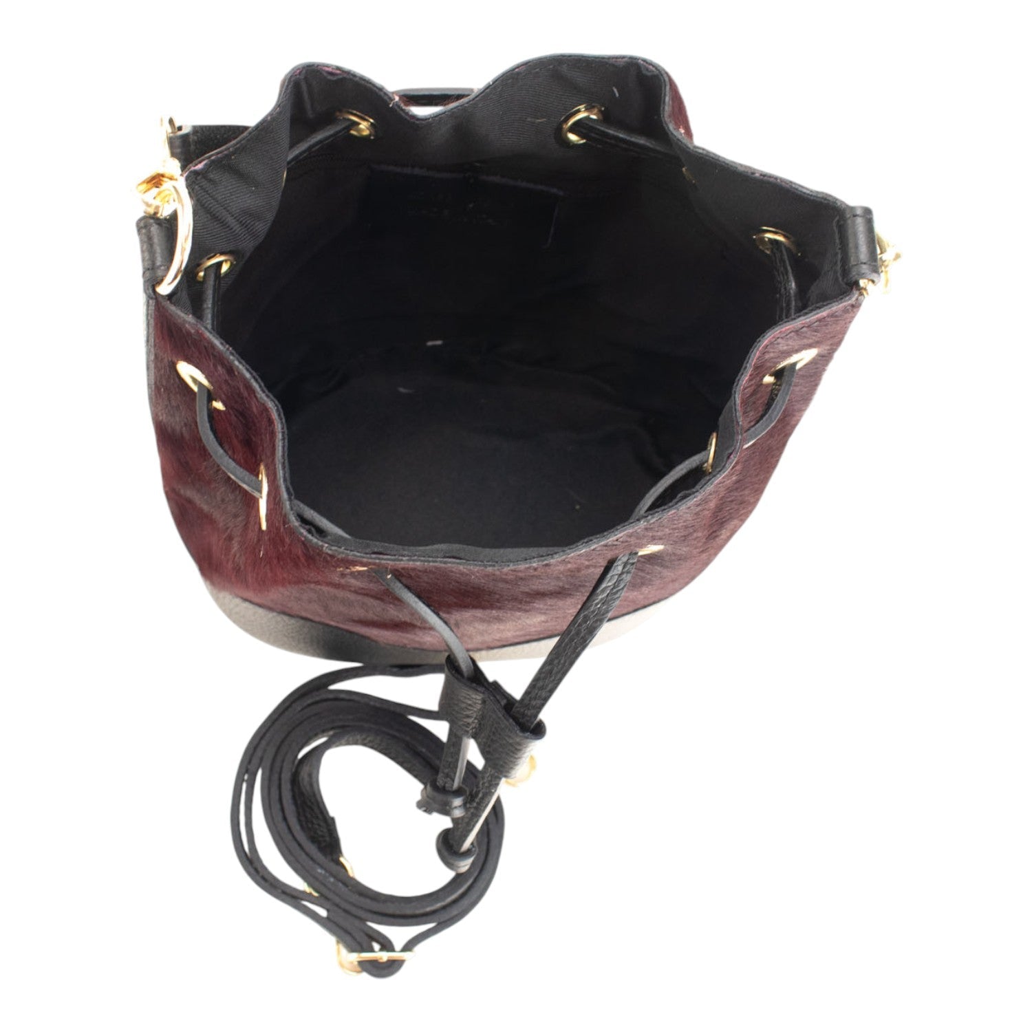 Bolso bombonera en Piel Pregato Ayra Burdeos - KimondoShop
