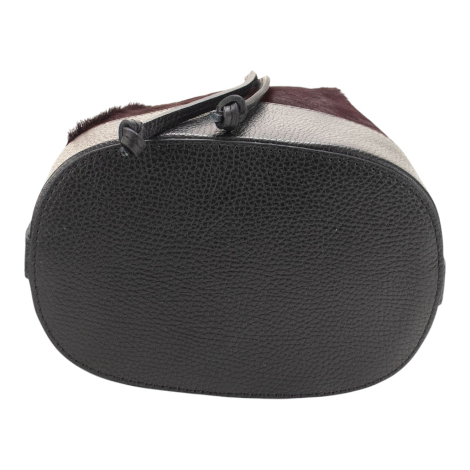 Bolso bombonera en Piel Pregato Ayra Burdeos - KimondoShop