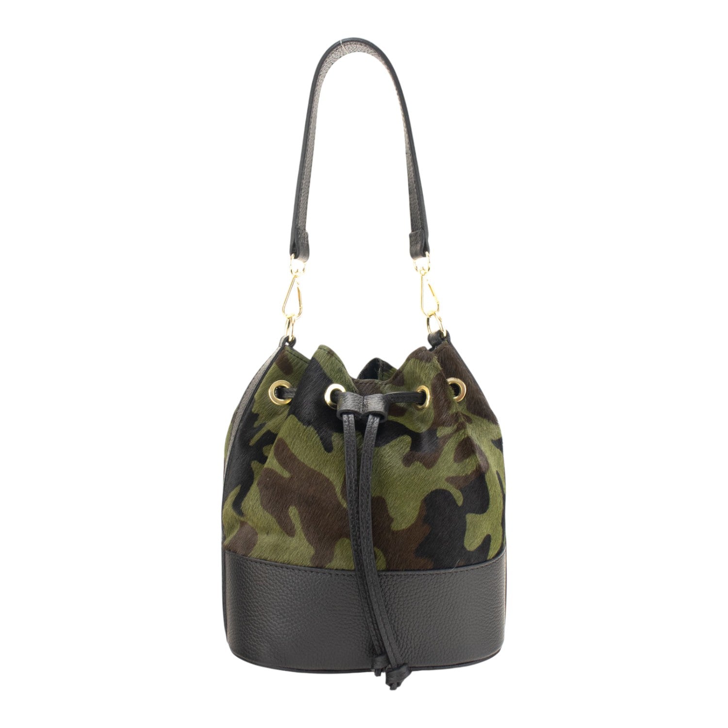 Bolso bombonera en Piel Pregato Ayra Safari Verde - KimondoShop