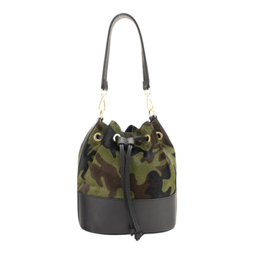 Bolso bombonera en Piel Pregato Ayra Safari Verde - KimondoShop