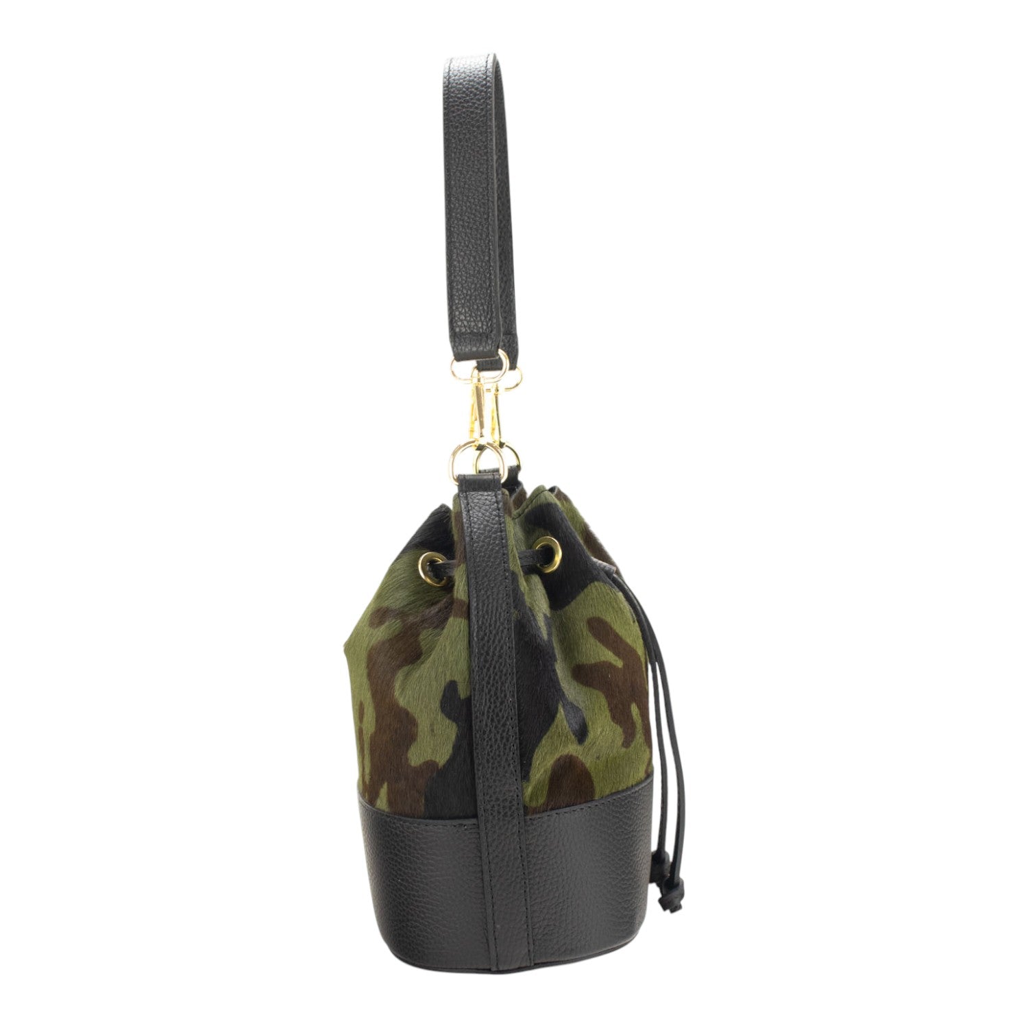 Bolso bombonera en Piel Pregato Ayra Safari Verde - KimondoShop