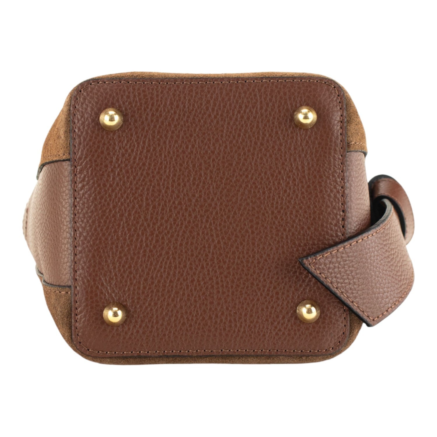 Bolso bucket en Piel Pregato Alessia Ante Camel medio - KimondoShop