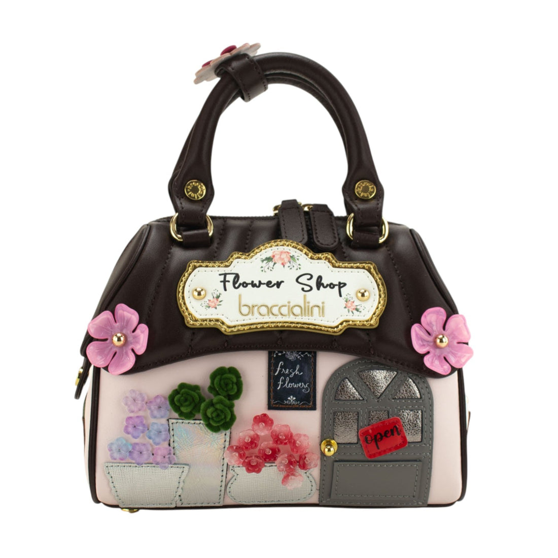 Bolso de mano Braccialini Shape Flower Shop - KimondoShop