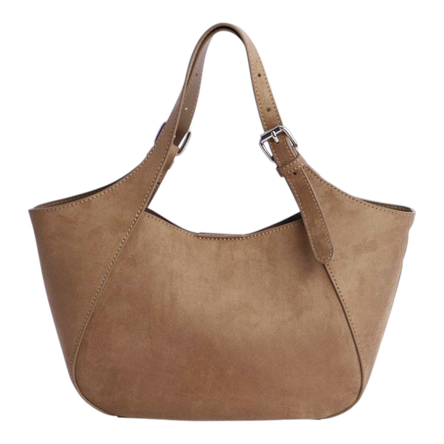 Bolso de mano Don Algodon Urbana Chic Marrón - KimondoShop