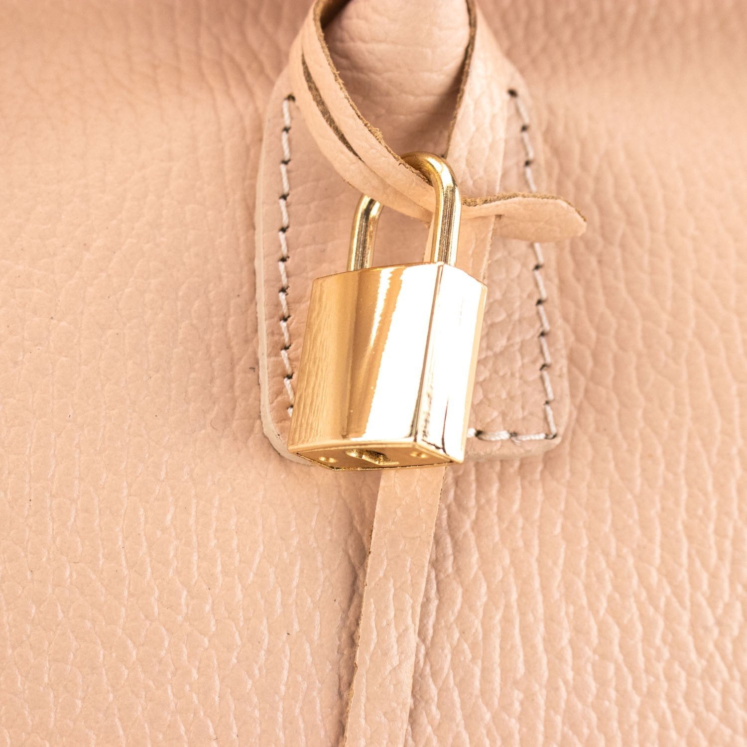Bolso de mano en Piel Pregato Classic Rosa Salmón - KimondoShop