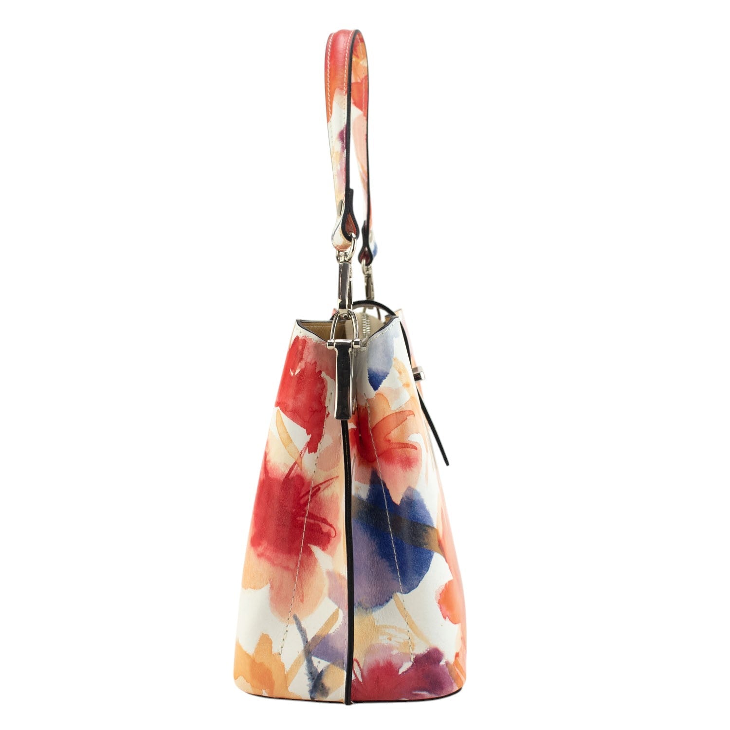 Bolso de Piel Pregato Eterea Acuarela Rojos - KimondoShop