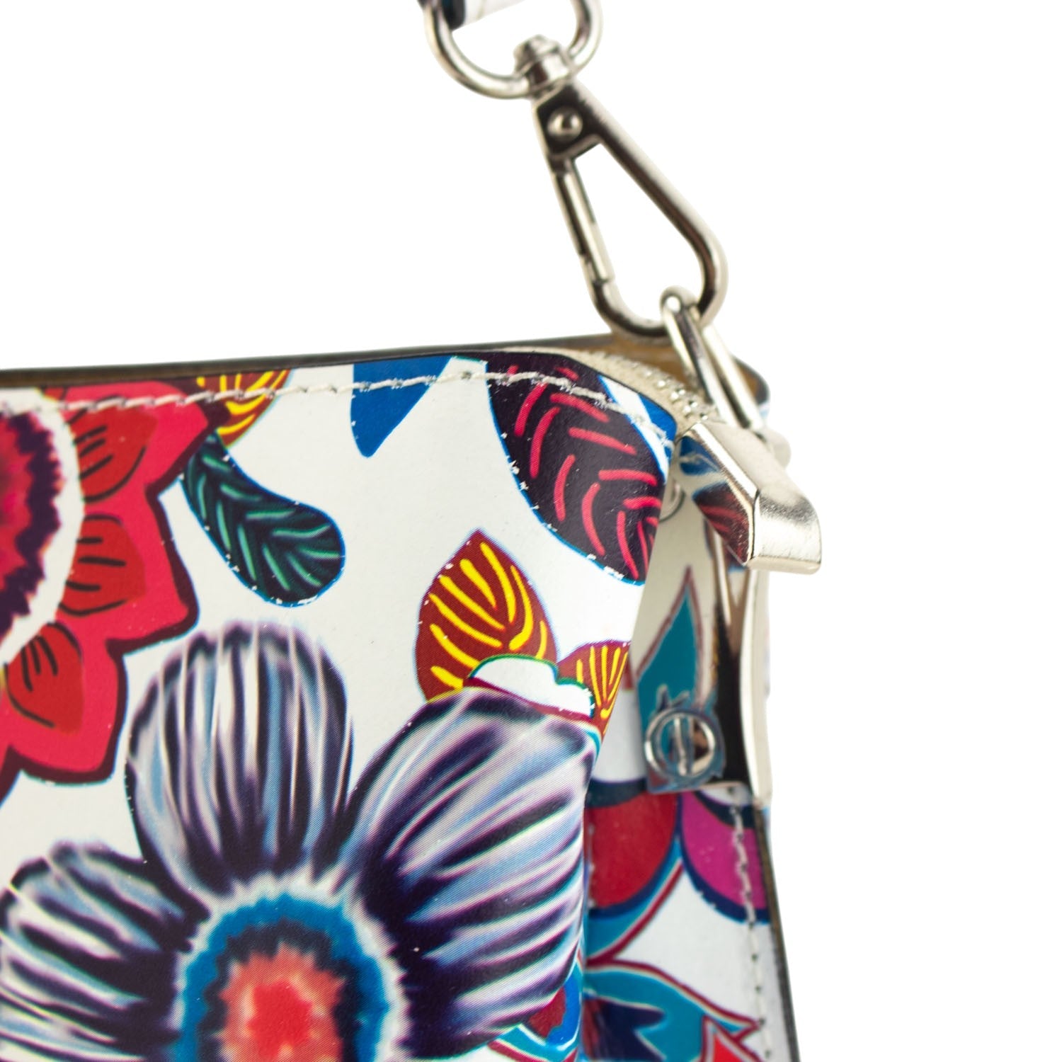 Bolso de Piel Pregato Eterea Floral Colors - KimondoShop