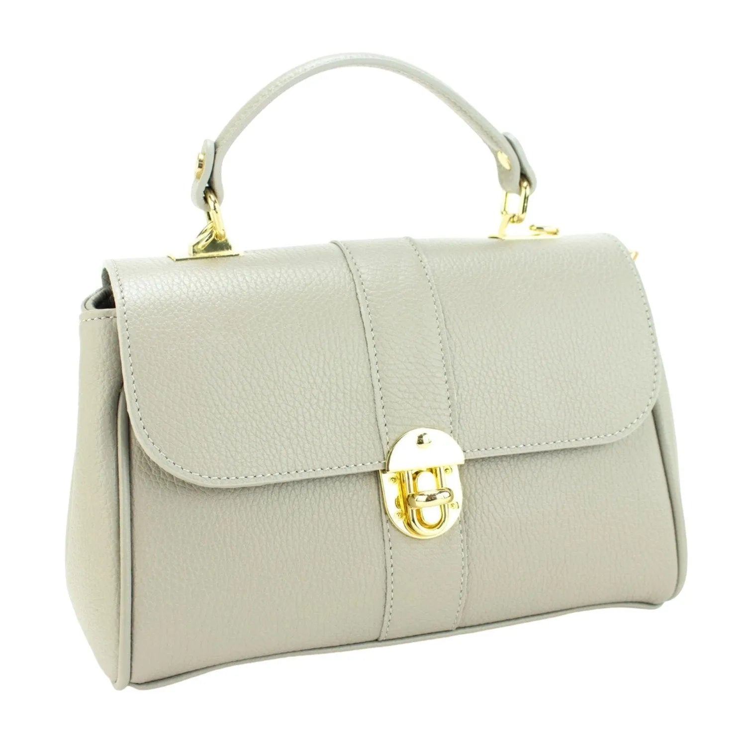Bolso de Piel Pregato Idillio Gris - KimondoShop