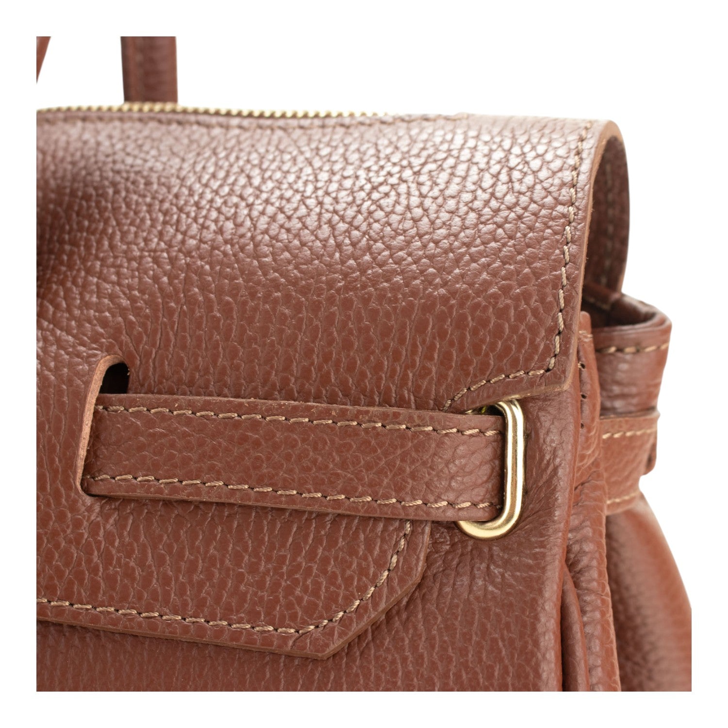 Bolso de Piel Pregato Juliette Avellana - KimondoShop