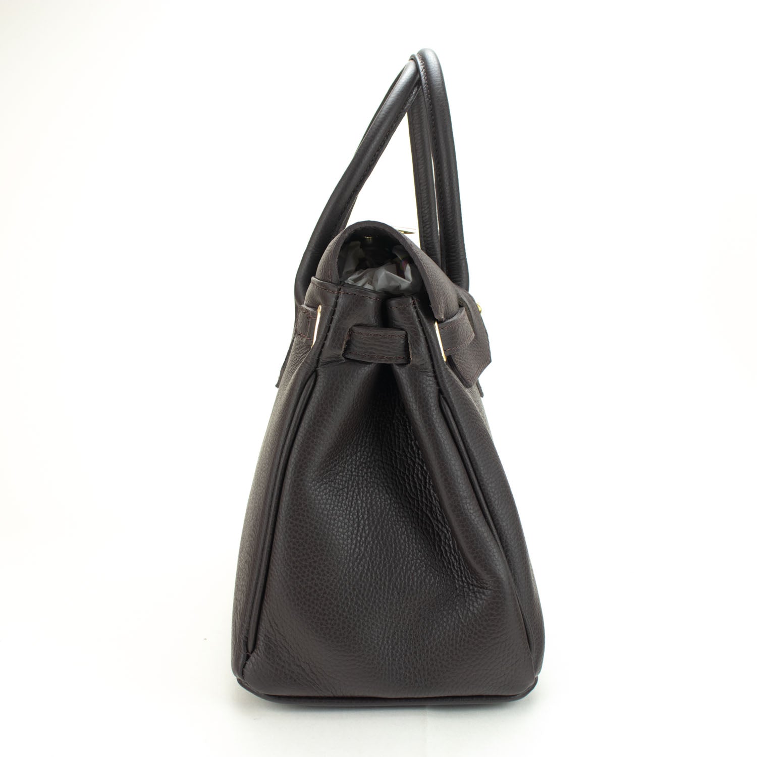 Bolso de Piel Pregato Juliette Chocolate - KimondoShop