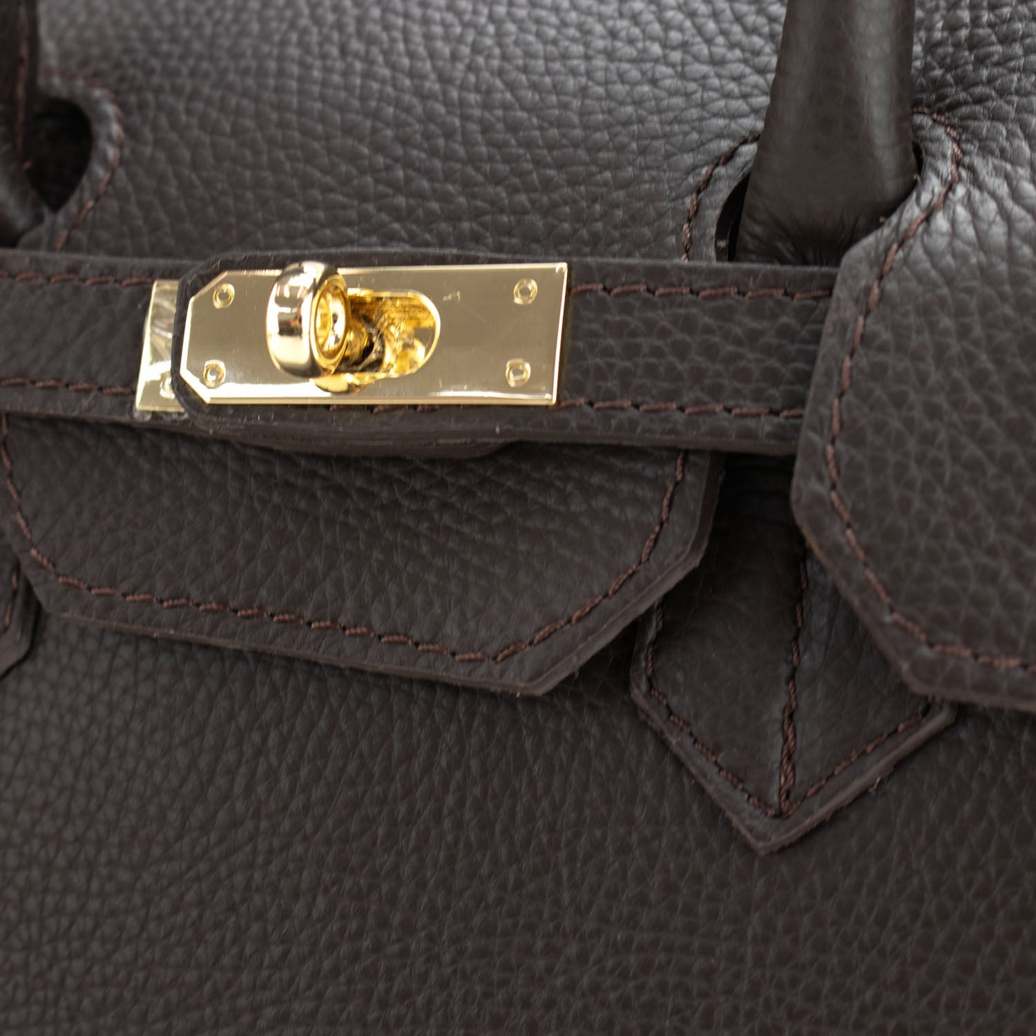 Bolso de Piel Pregato Juliette Chocolate - KimondoShop