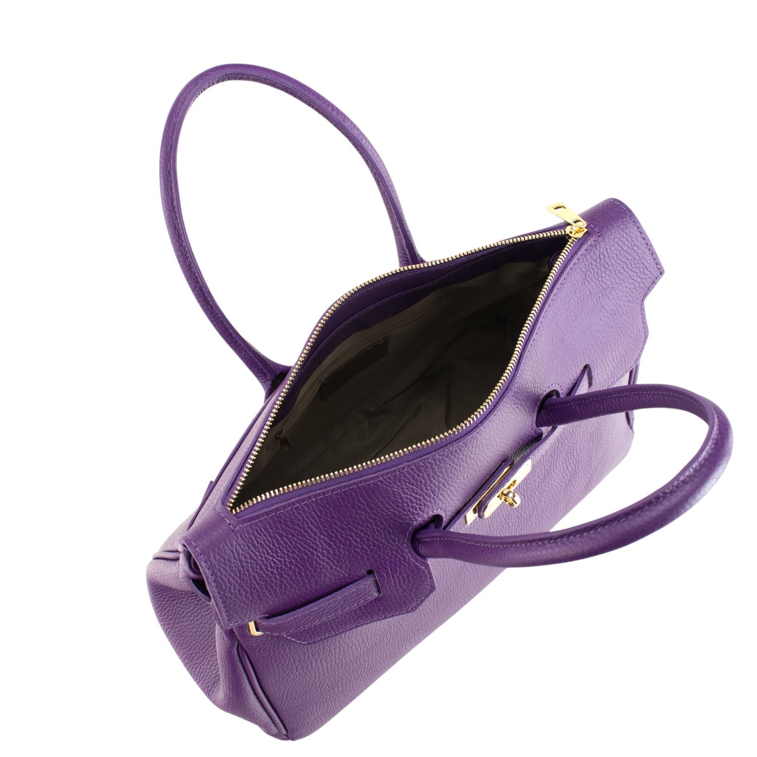 Bolso de Piel Pregato Juliette Lila - KimondoShop