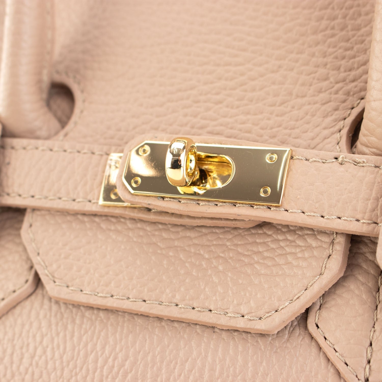 Bolso de Piel Pregato Juliette Nude - KimondoShop