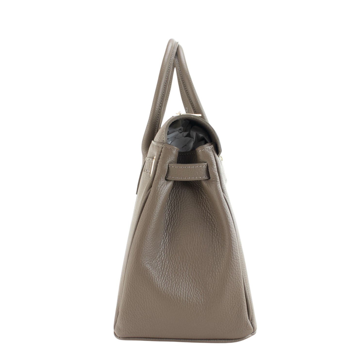 Bolso de Piel Pregato Juliette Taupe - KimondoShop