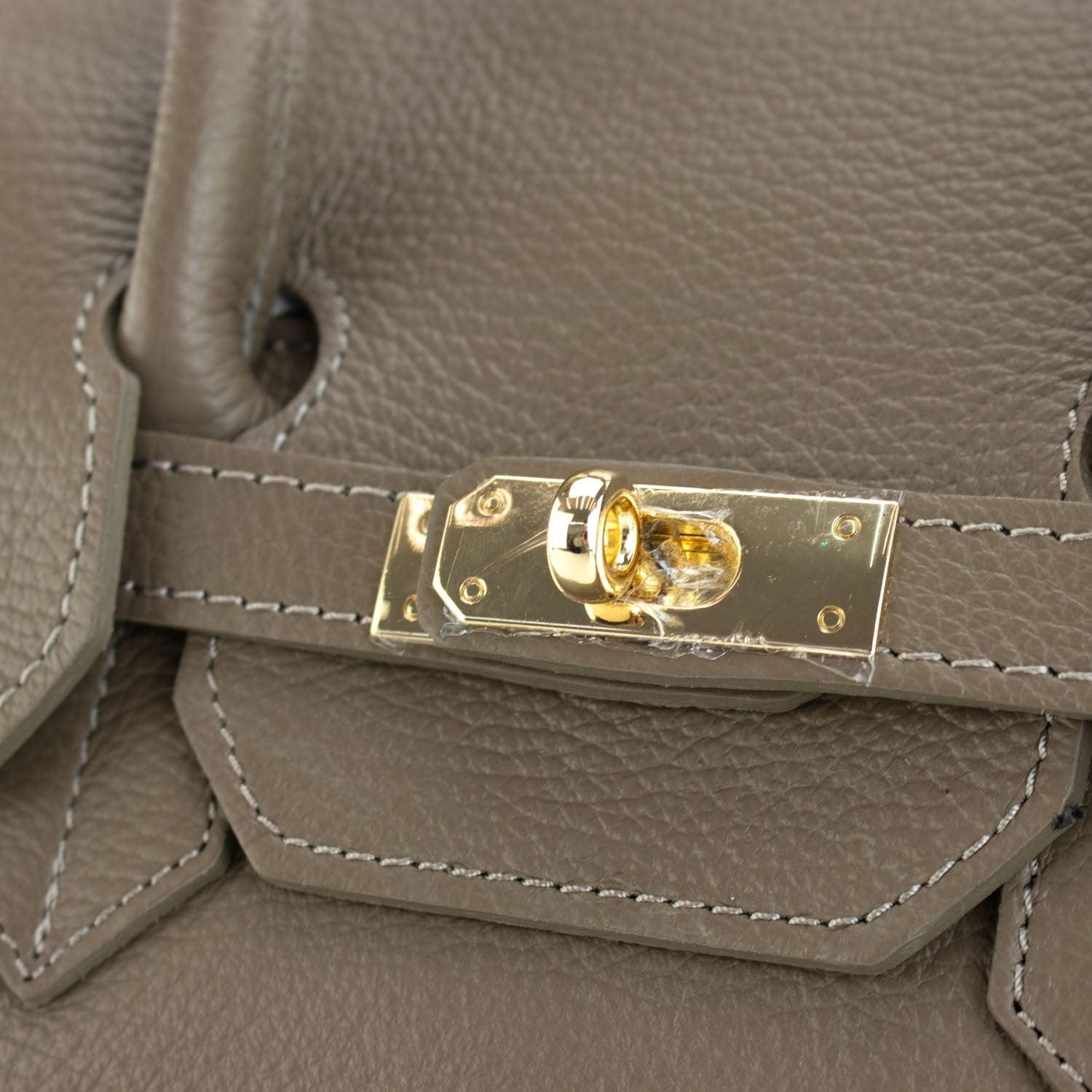 Bolso de Piel Pregato Juliette Taupe - KimondoShop