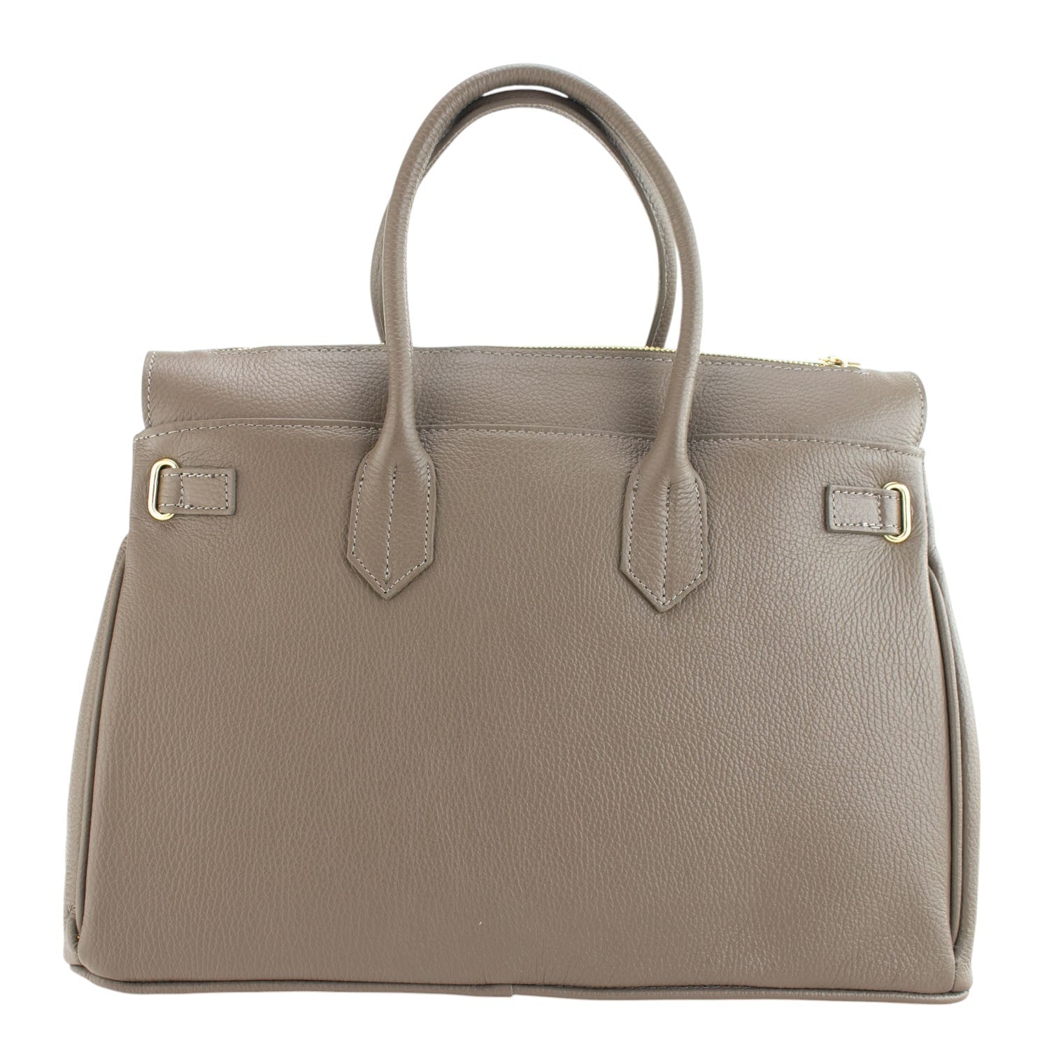 Bolso de Piel Pregato Juliette Taupe - KimondoShop
