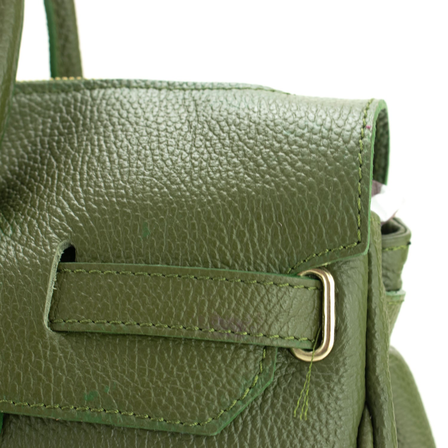 Bolso de Piel Pregato Juliette Verde - KimondoShop