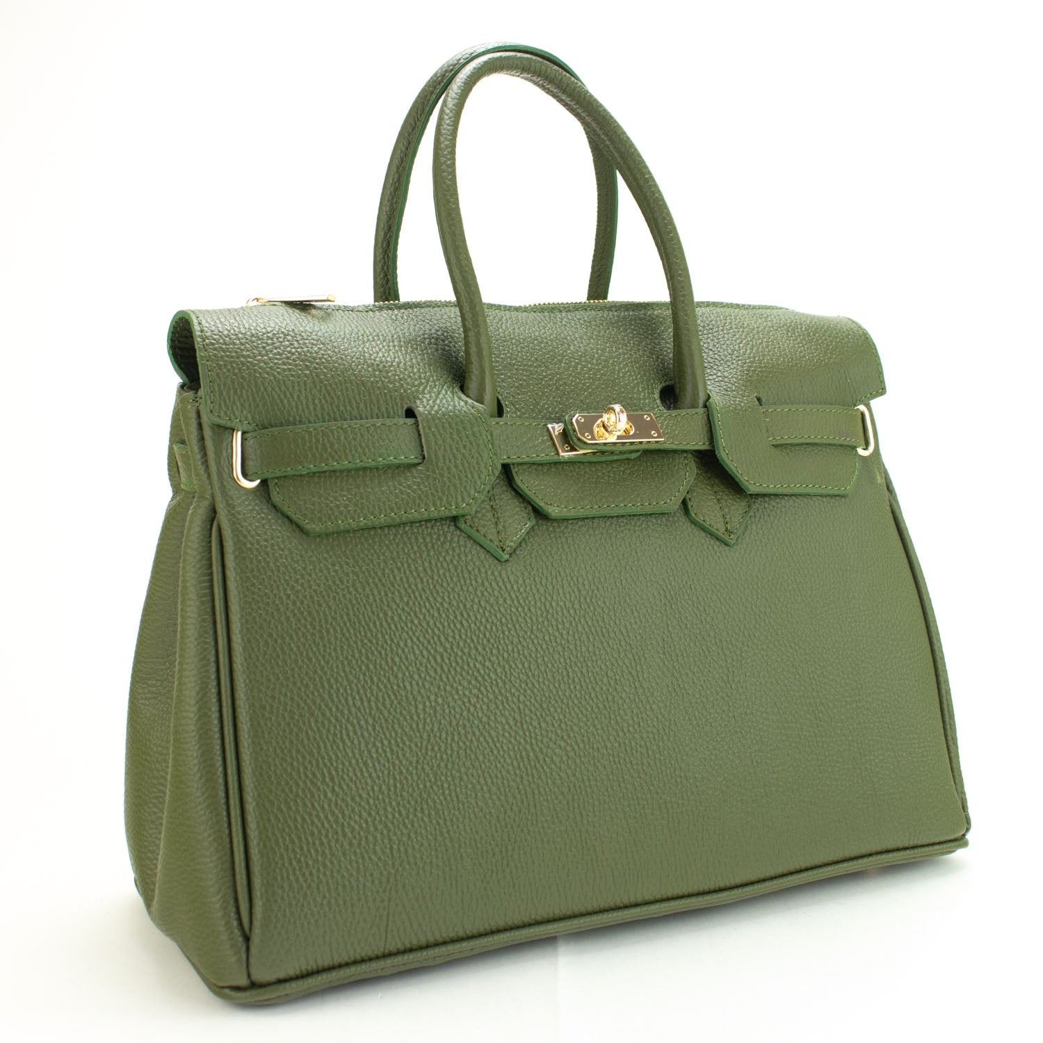 Bolso de Piel Pregato Juliette Verde - KimondoShop