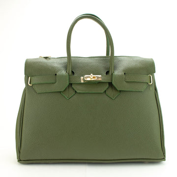Bolso de Piel Pregato Juliette Verde - KimondoShop