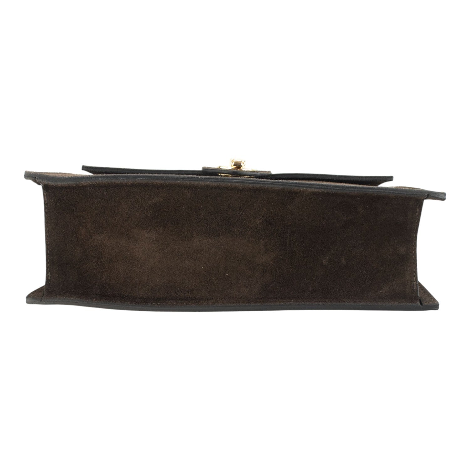 Bolso en piel Pregato Camelia Ante Chocolate - KimondoShop