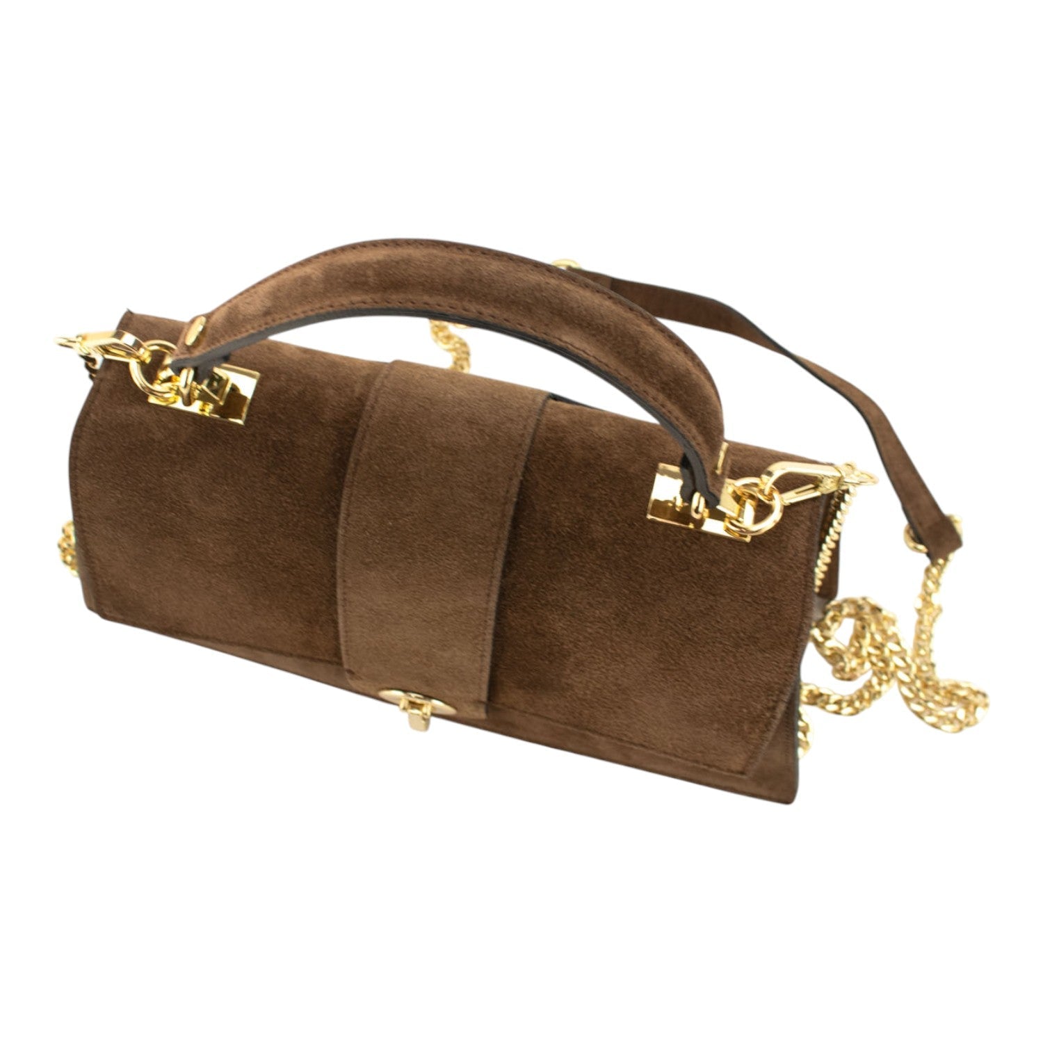 Bolso en piel Pregato Camelia Ante Cuero - KimondoShop