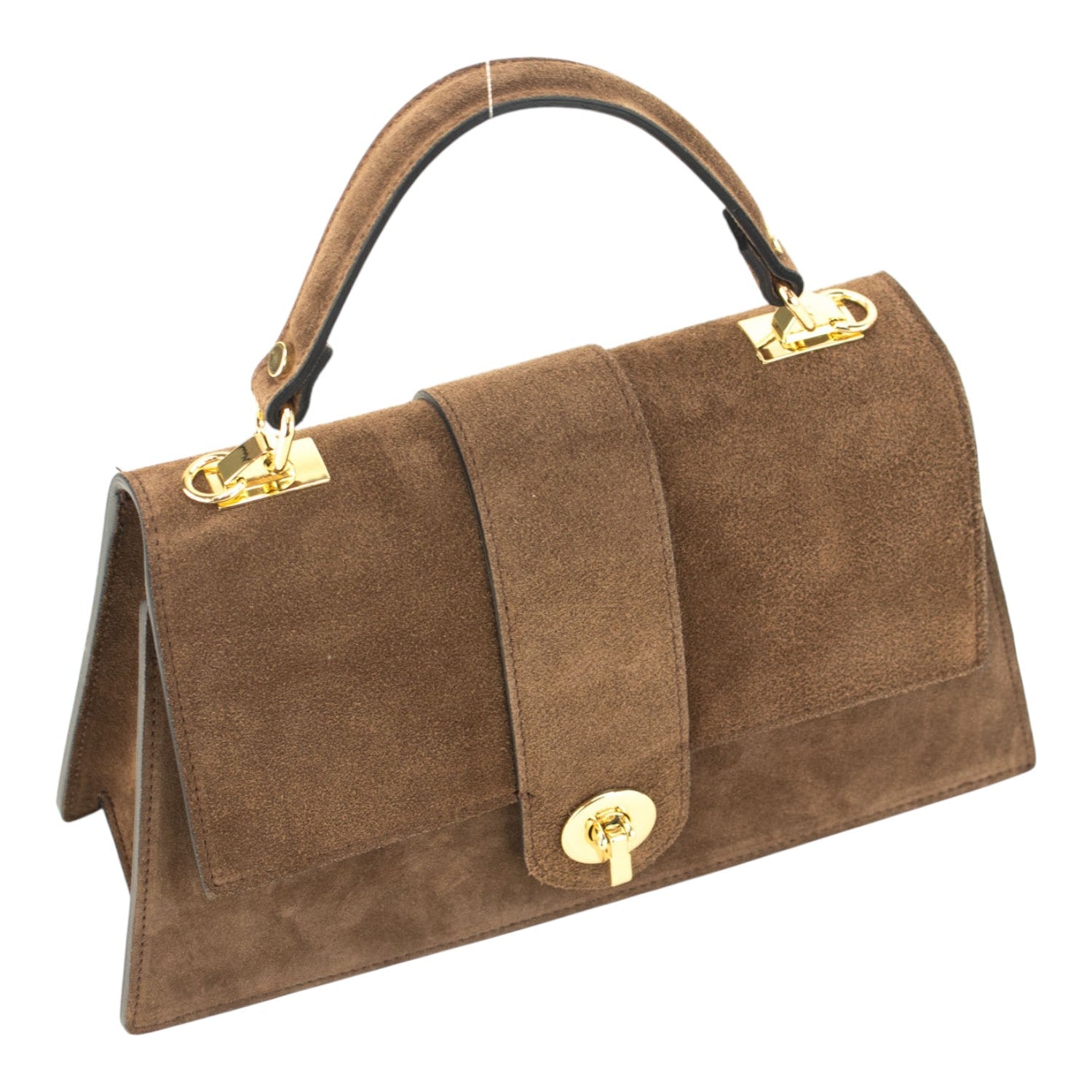 Bolso en piel Pregato Camelia Ante Cuero - KimondoShop
