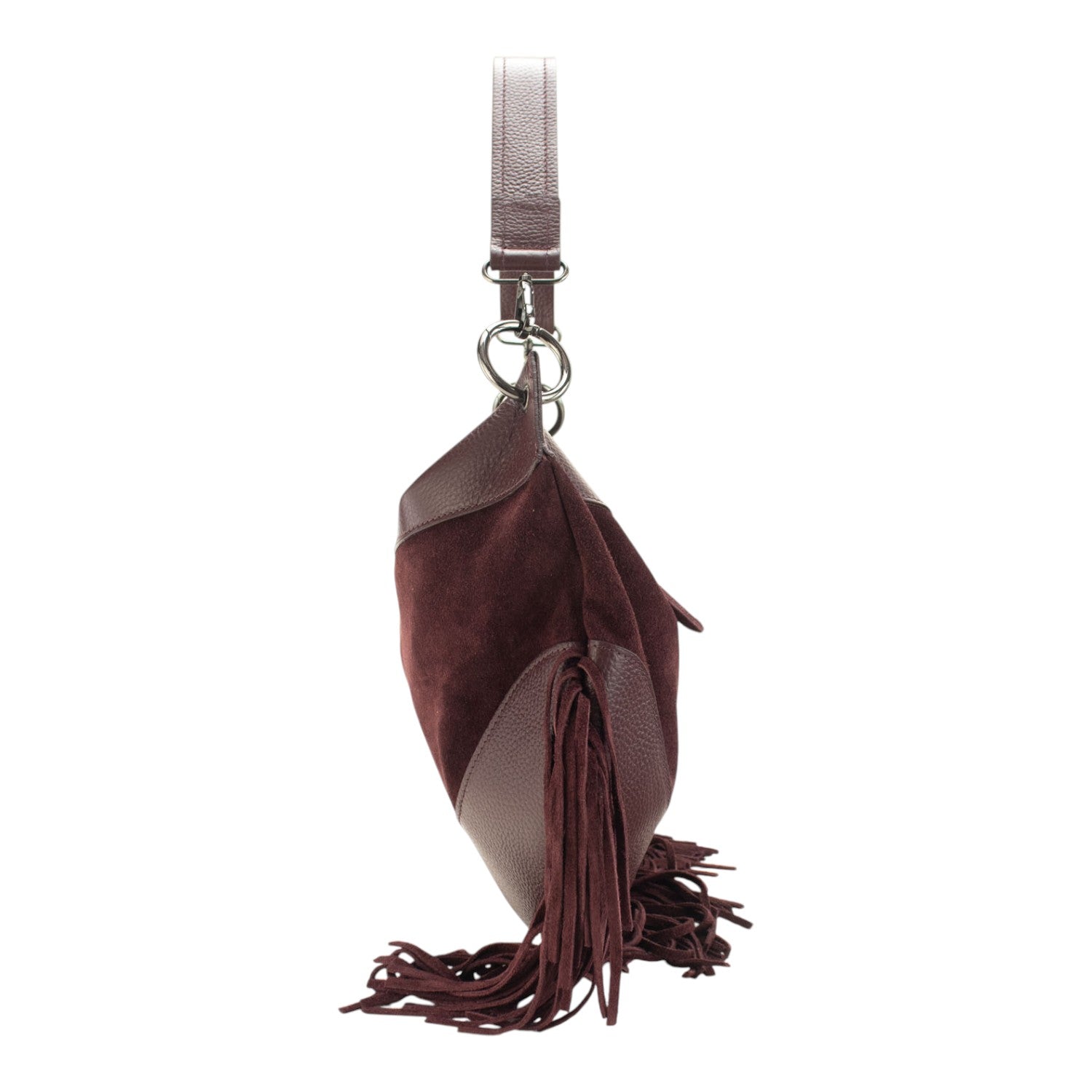 Bolso en Piel Pregato Essenza Burdeos - KimondoShop