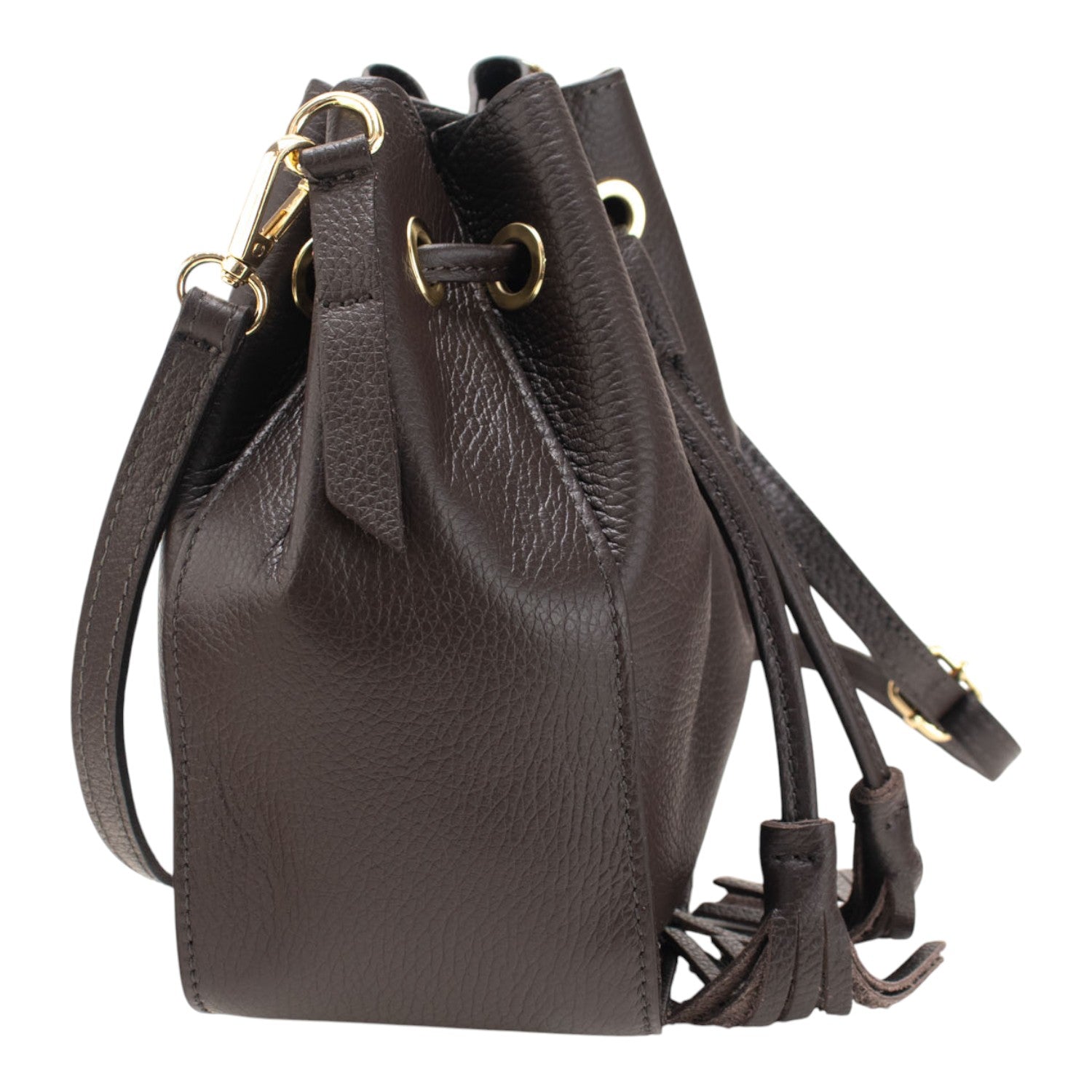 Bolso en Piel Pregato Laguna Chocolate - KimondoShop