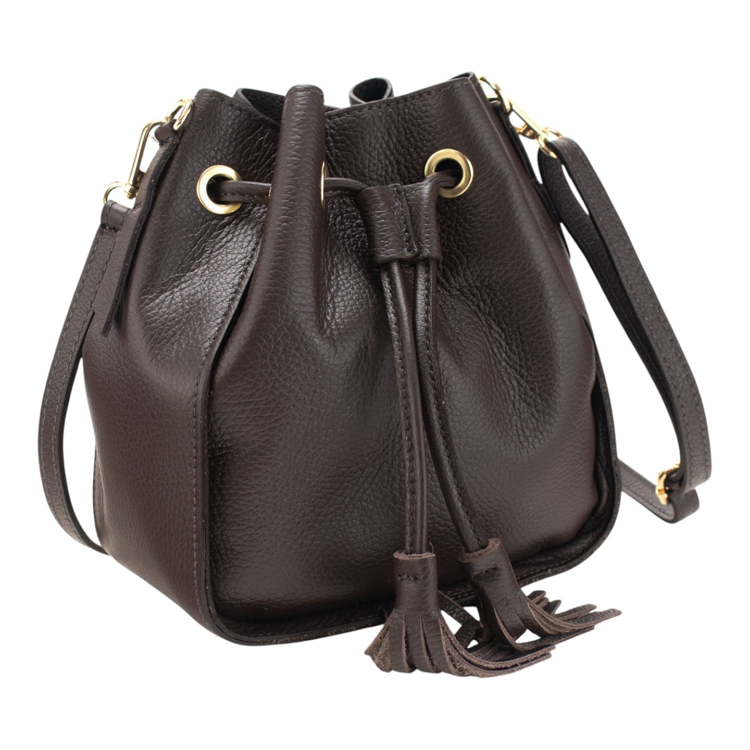 Bolso en Piel Pregato Laguna Chocolate - KimondoShop