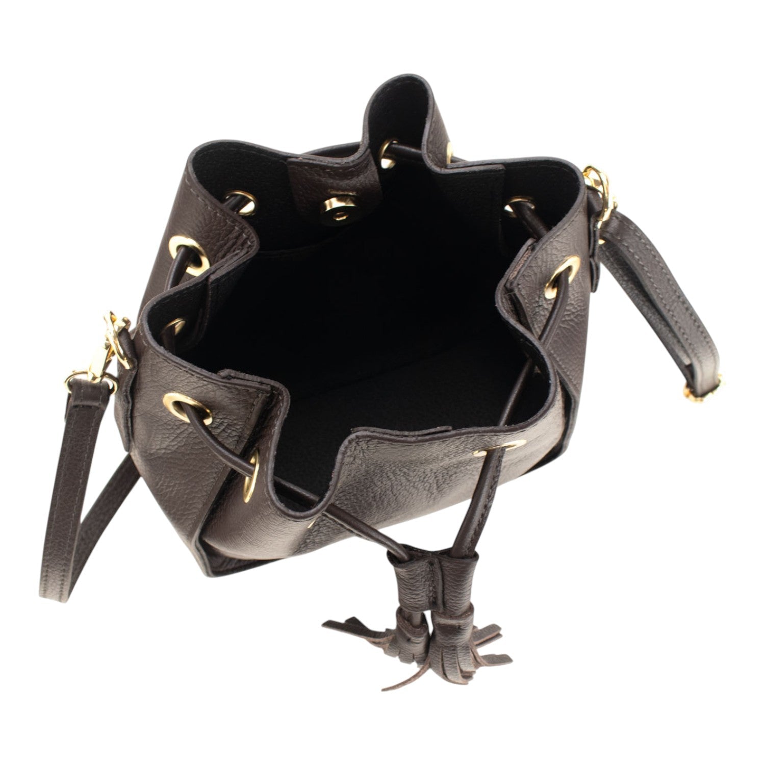 Bolso en Piel Pregato Laguna Chocolate - KimondoShop