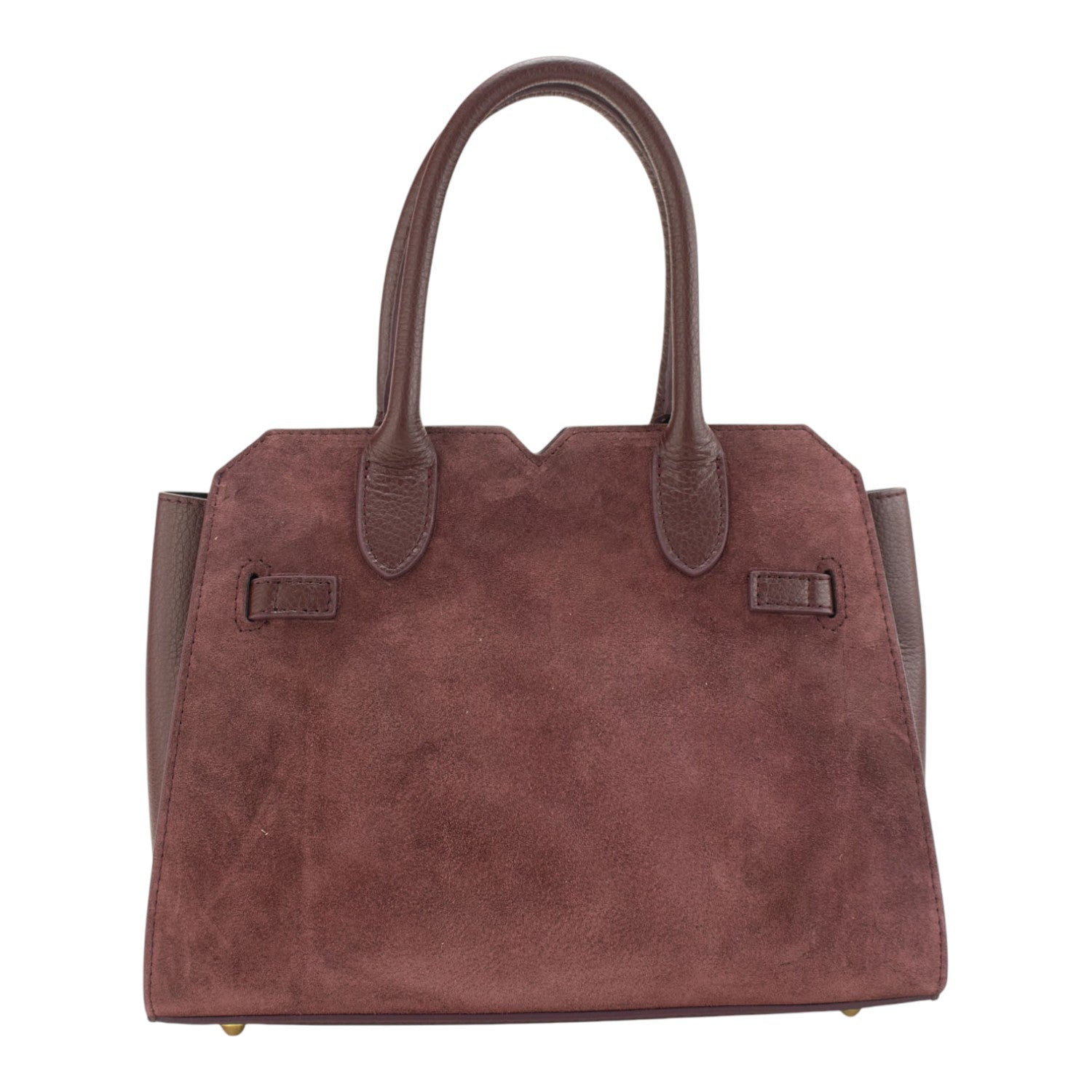 Bolso en Piel Pregato Lizea Burdeos - KimondoShop