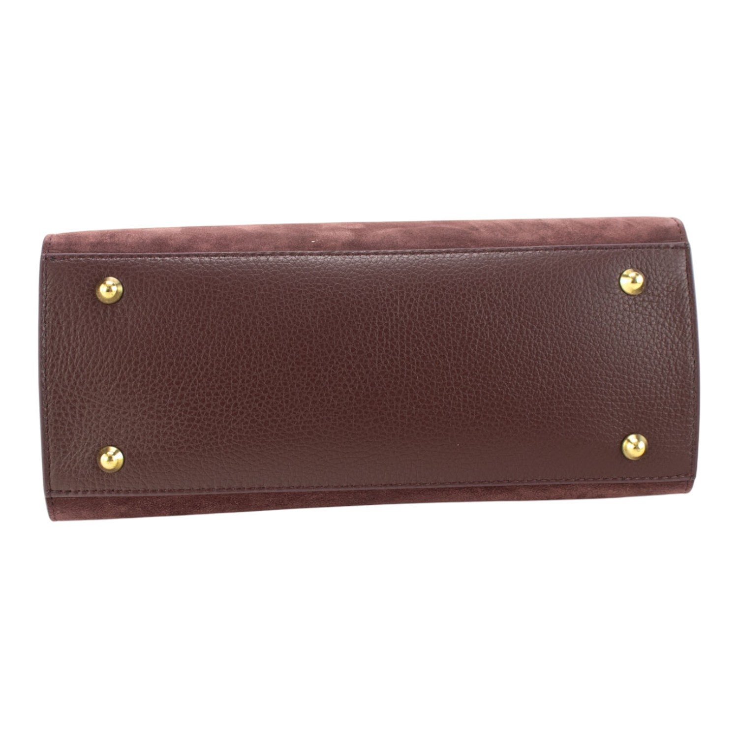 Bolso en Piel Pregato Lizea Burdeos - KimondoShop