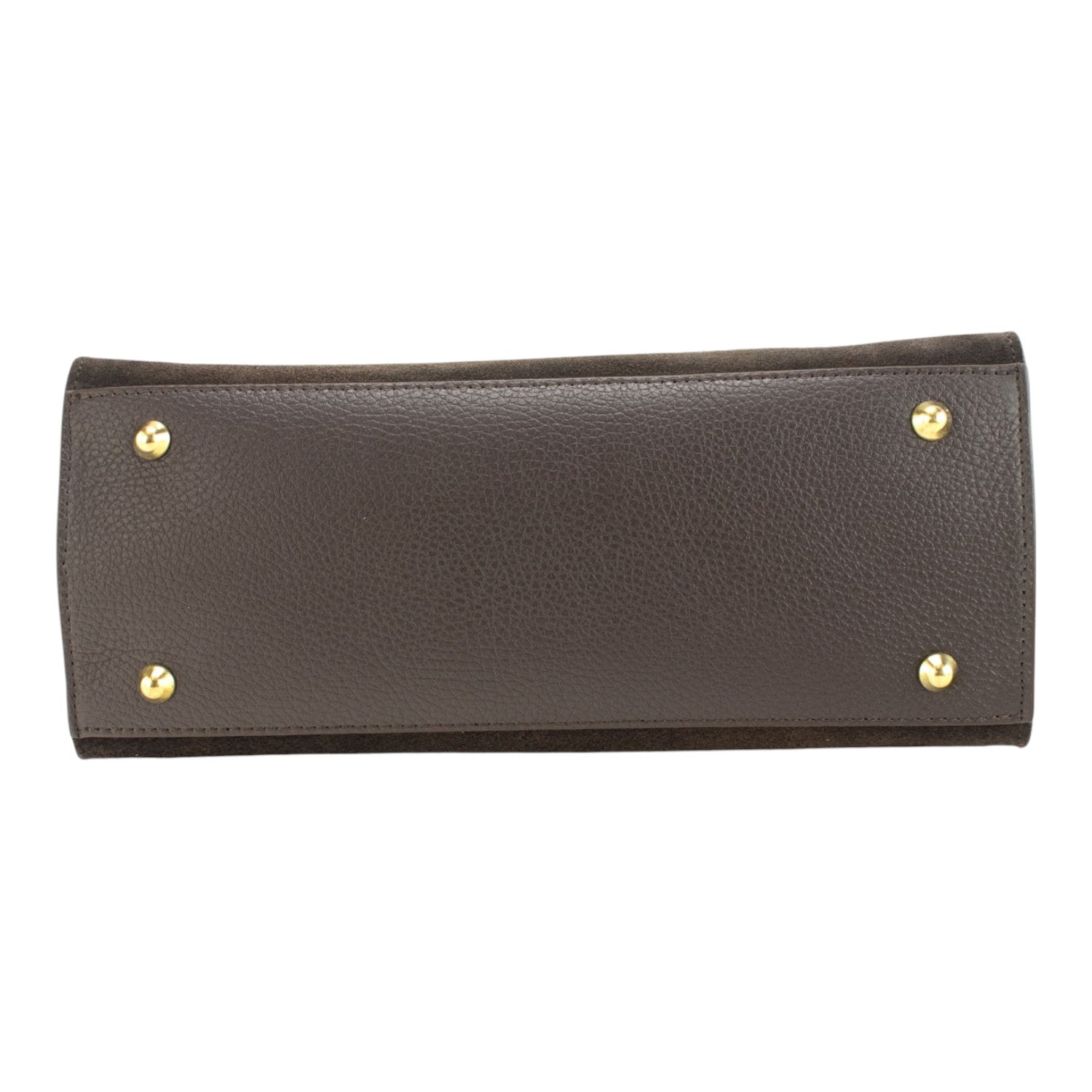 Bolso en Piel Pregato Lizea Chocolate - KimondoShop