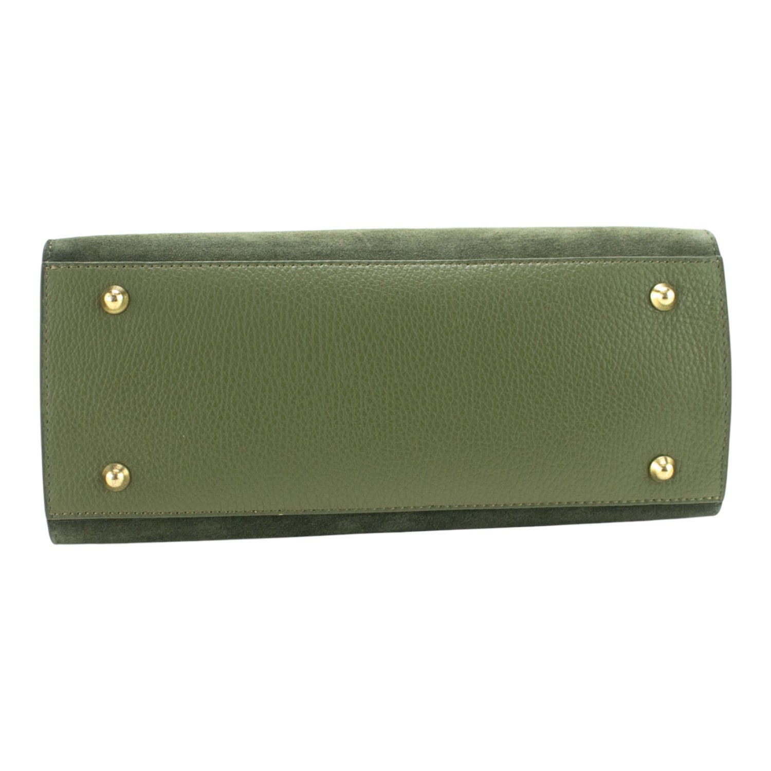 Bolso en Piel Pregato Lizea Verde - KimondoShop