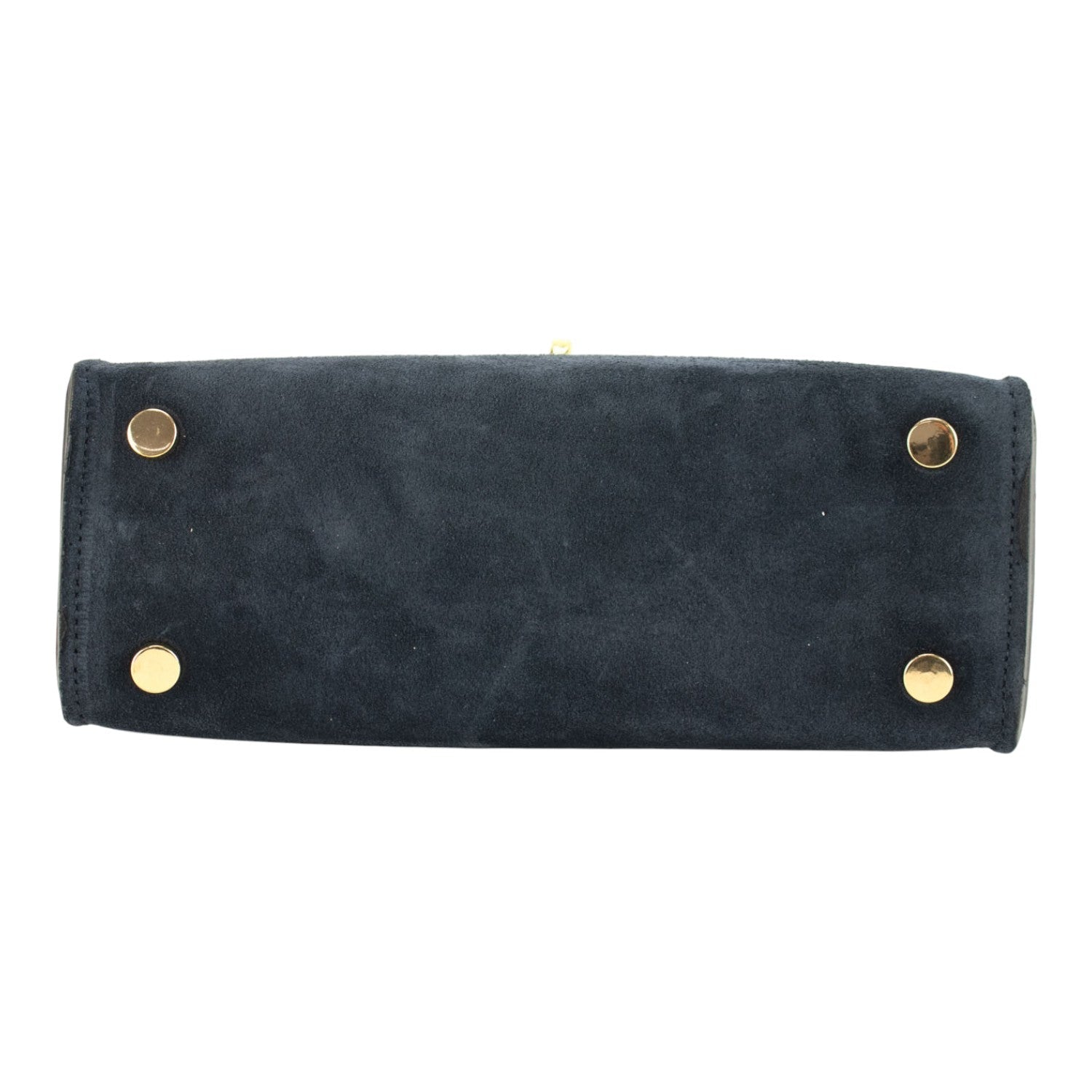 Bolso en Piel Pregato mini Latenza Ante Azul marino - KimondoShop
