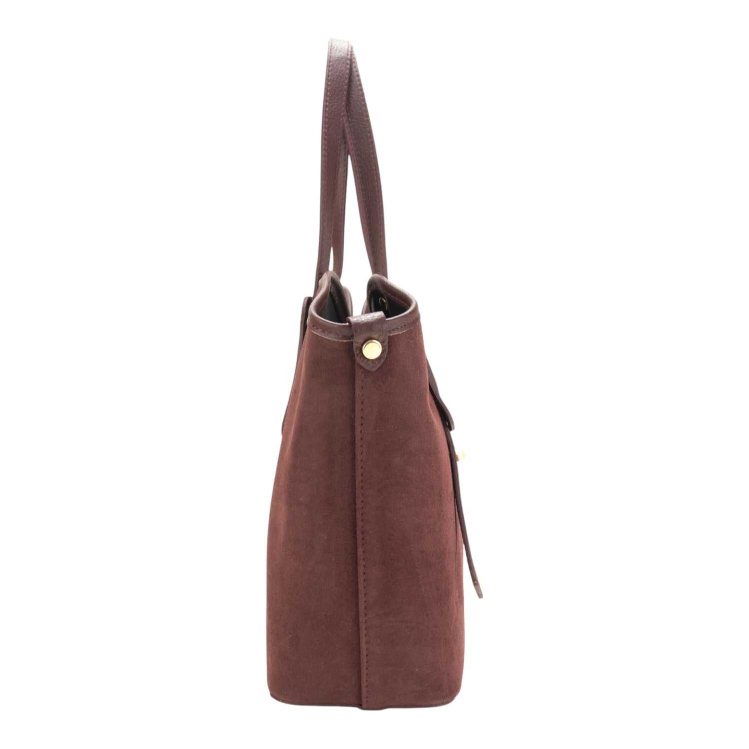 Bolso en Piel Pregato Siena Ante Burdeos - KimondoShop
