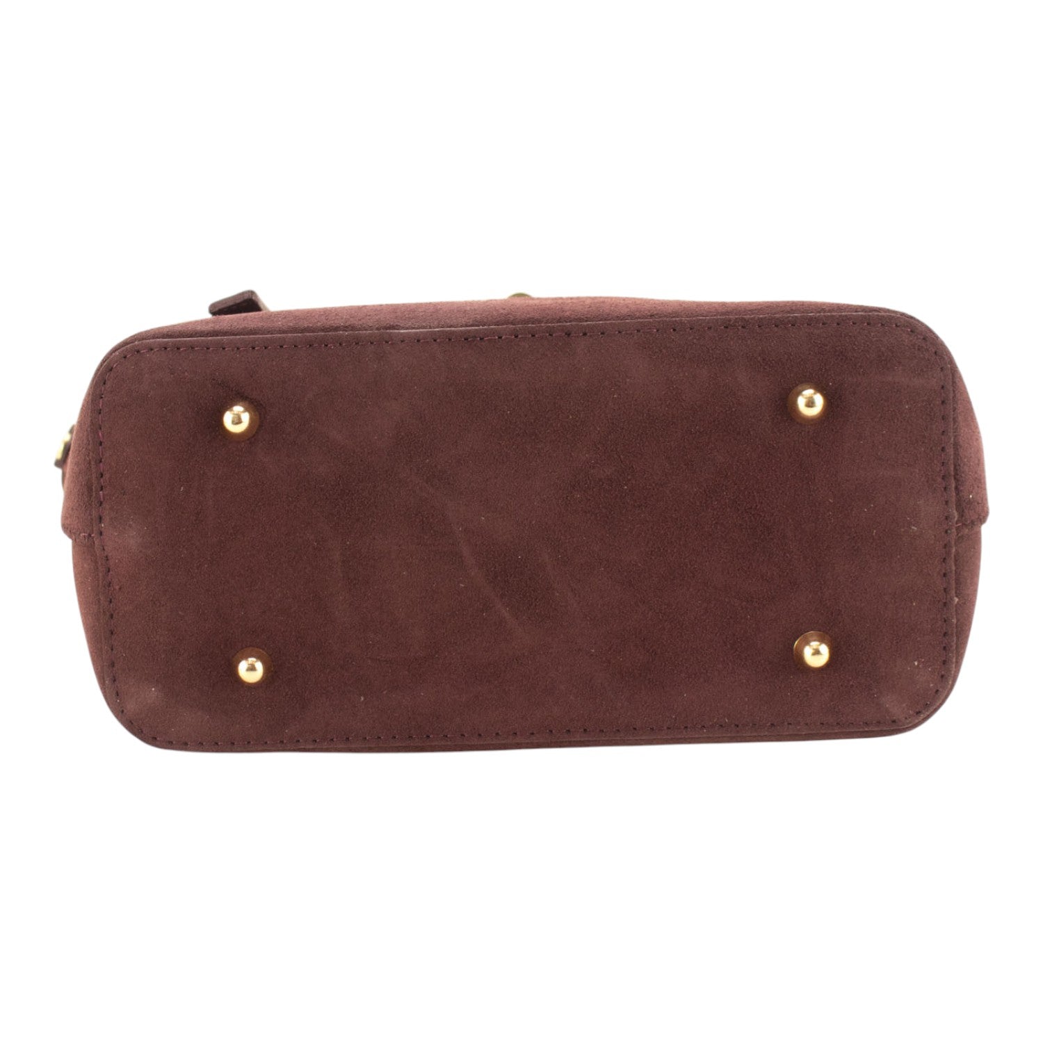 Bolso en Piel Pregato Siena Ante Burdeos - KimondoShop